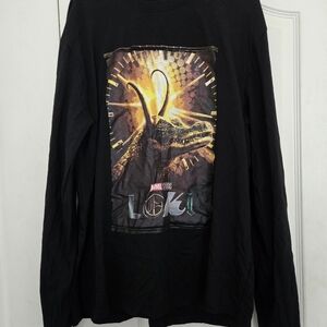 Loki Marvel Black Graphic Shirt